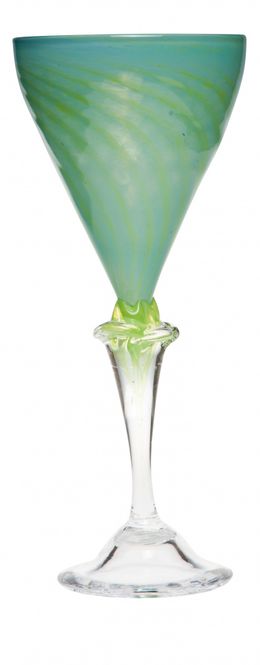 Hovedbilde Kunstglass Anemone - turkis ...