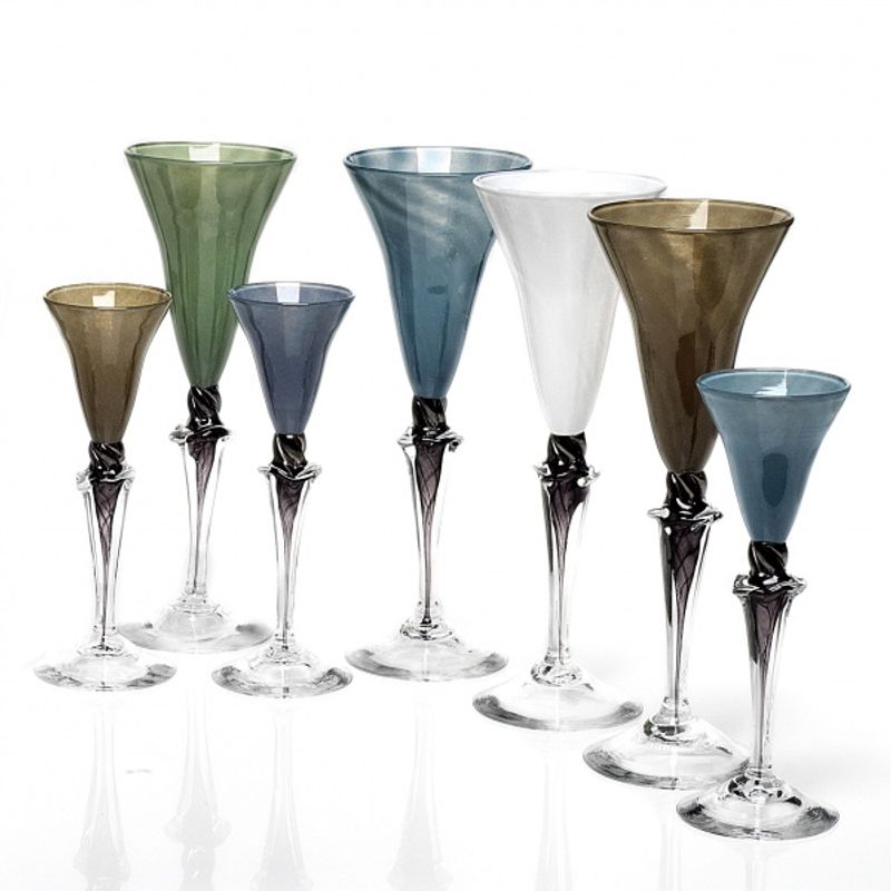 Dus- kunstglass, brun - liten