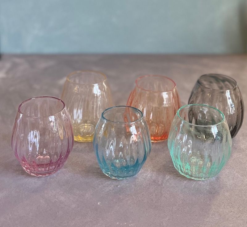 Kunstglass - perlemor 6 farrisglass