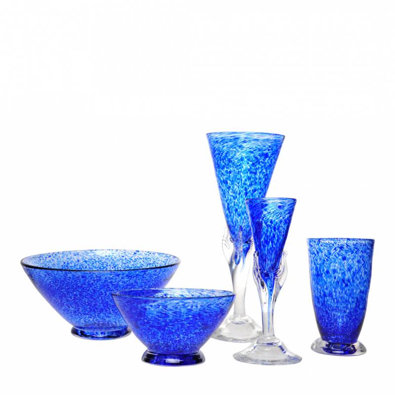 Kunstglass  - Lilje liten grønn