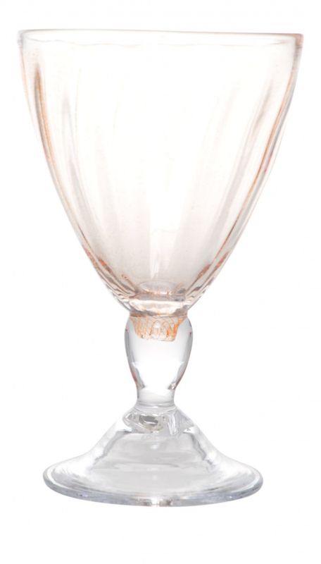 Kunstglass - Perlemor - rød, stor