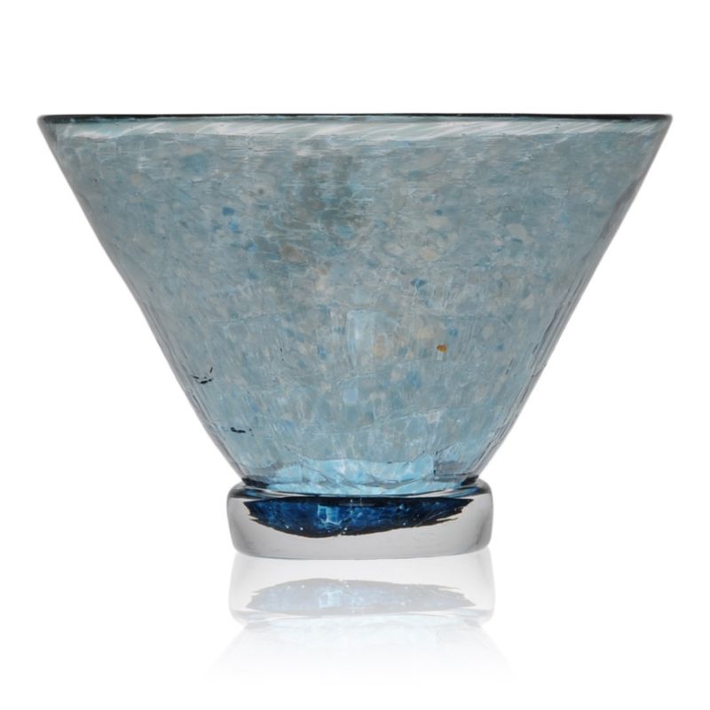 Rustikk skål, liten havblå