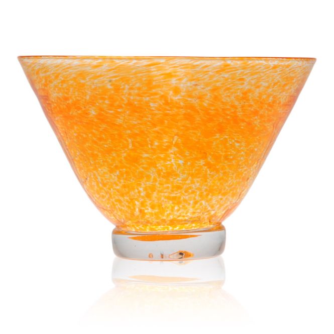 Hovedbilde Rustikk skål, liten orange