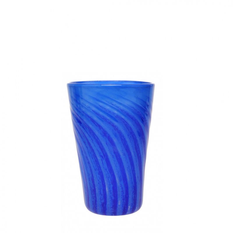 Kunstglass - Hverdagsglass blå Sommerminner