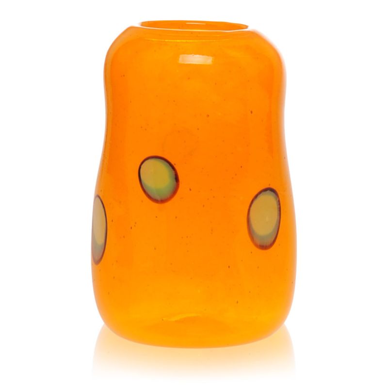 Kunstglass - Liten Cirkus vase. 